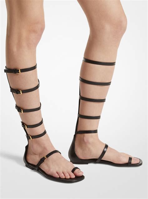 michael kors archer gladiator|Juliette Leather Gladiator Sandal .